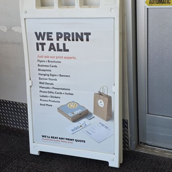Staples - They print it all, but the employee working this day and at the same time taking care of her dog was oblivious to it all. - Printing Services Near Me - Roanoke, Virginia