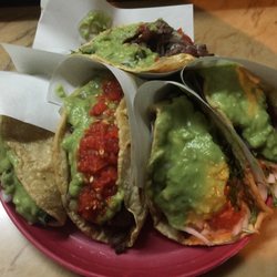 Tacos Cachanilla - The picture was from a while ago by me, my wife, and her family frequent this place regularly. Hands down, the best tacos on the West Coast!