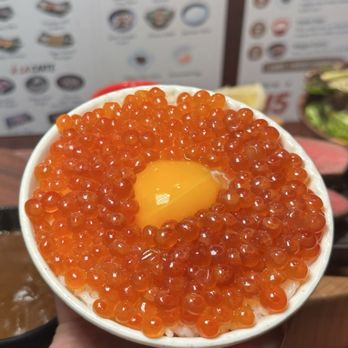 Chubby TAN - Ikura & Pasteurized Egg over Rice - Japanese Near Me - New York, New York