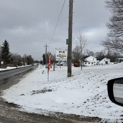 S & S Bakery - The sign at the road
