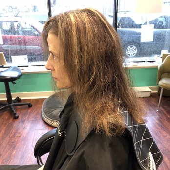 Supreme Beauty Parlor - Before photo-I always wore it up and it looked so harsh. - Hair Salons Near Me - Chicago, Illinois
