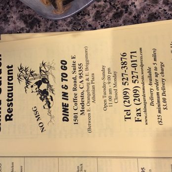 China Garden - Chinese Near Me - Modesto, California