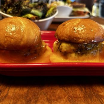 Down On Grayson - Sliders Our amazing server recommended these for me. I was VERY pleased. Even with a small appetite this was spot on. - New American Near Me - San Antonio, Texas Down On Grayson - Sliders Our amazing server recommended these for me. I was VERY pleased. Even with a small appetite this was spot on. - New American Near Me - San Antonio, Texas