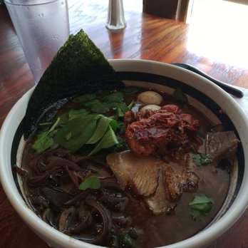 Ramen Parlor - Seaweed poking through - Ramen Near Me - San Mateo, California Ramen Parlor - Seaweed poking through - Ramen Near Me - San Mateo, California