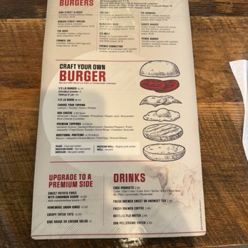 One Twenty Three Burger House - Menu - Burgers Near Me - Saint Augustine, Florida