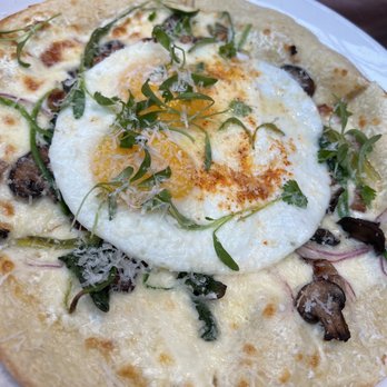 NOMO Kitchen - Breakfast pizza - New American Near Me - New York, New York NOMO Kitchen - Breakfast pizza - New American Near Me - New York, New York