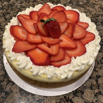 Cheesecake Dreamations - Classic Cheesecake with strawberries. - Desserts Near Me - Marina, California Cheesecake Dreamations - Classic Cheesecake with strawberries. - Desserts Near Me - Marina, California