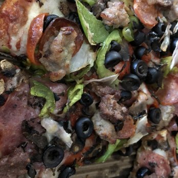 Mountain Mike's Pizza - Mt Everest Large - look at all the ingredients! - Pizza Near Me - Corona, California