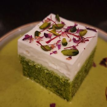 Jamavar - Pistachio Milk Cake - Indian Near Me - Mayfair, XGL Jamavar - Pistachio Milk Cake - Indian Near Me - Mayfair, XGL