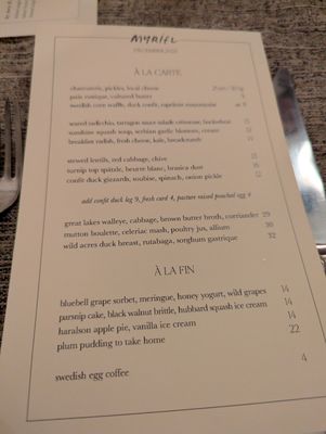 Menu photo 3 Myriel Saint Paul, MN