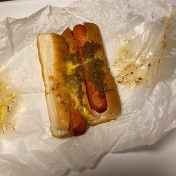 Haven Brothers - So called chili cheese dogs from Haven Brothers - Street Vendors Near Me - Providence, Rhode Island