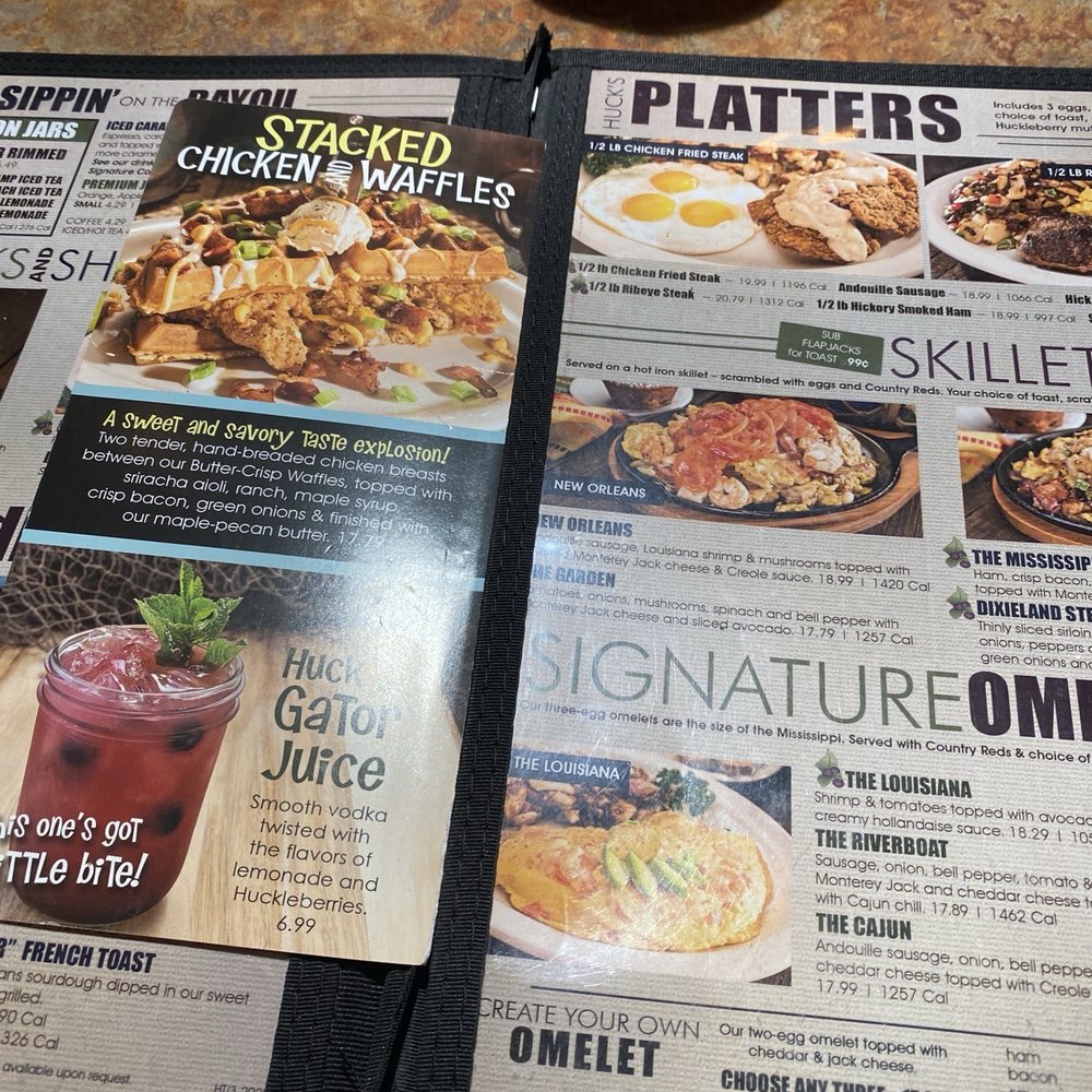 Huckleberry's - Menu - Southern Near Me - Anaheim, California