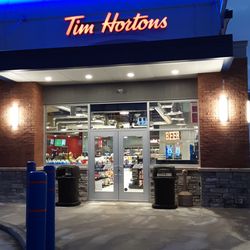 Tim Hortons - Rochester - Entrance on Brighton-Henrietta Townline Road. Drive-through to the left, off-camera.