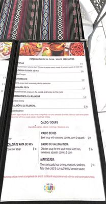 Menu photo 2 Sabor Chapin Restaurant Houston, TX