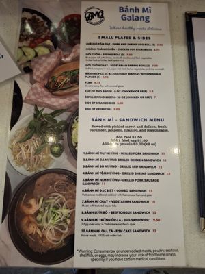 Menu photo 3 Banh Mi Galang Austin, TX