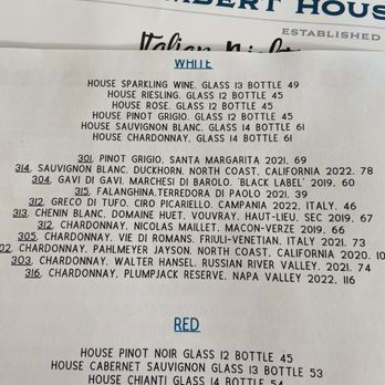 Humbert House - One wine by the glass in each varietal. Very expensive list. - Bars Near Me - Clarence, New York Humbert House - One wine by the glass in each varietal. Very expensive list. - Bars Near Me - Clarence, New York