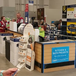 Lowe's Home Improvement - Trying not to make eye contact with those waiting in line!