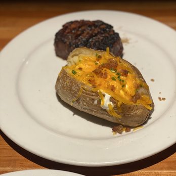Black Canyon Restaurant - Filet and loaded baked potato - Steakhouses Near Me - Fort Wayne, Indiana