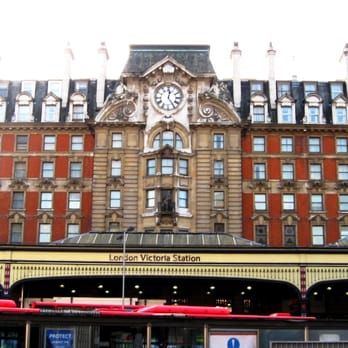 Victoria Coach Station - The rebuilt terminus of the London, Brighton and South Coast Railway, 1898. - Public Transportation Near Me - London, XGL