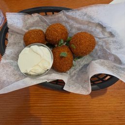 Loaded potato croquettes Loaded potato croquettes