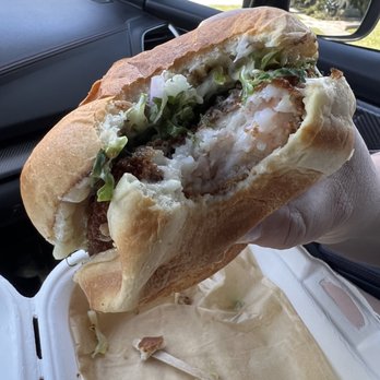 Bopomofo Cafe - Honey walnut shrimp burger - Bubble Tea Near Me - San Gabriel, California