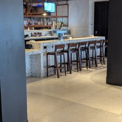 Bar with high top seating