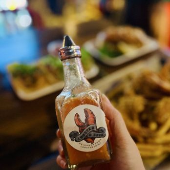 Lobster & Beer - House made Mango habanero hot sauce - Seafood Near Me - Los Angeles, California Lobster & Beer - House made Mango habanero hot sauce - Seafood Near Me - Los Angeles, California