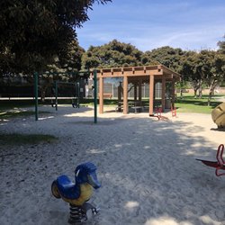 Irvine Terrace Park - The only patio area.