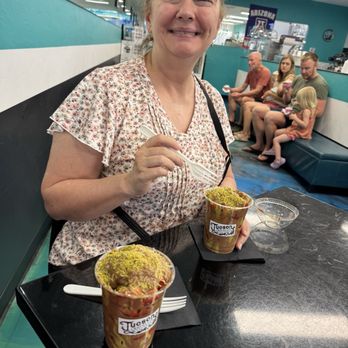 Tucson Chocolate Factory - My friend Kathy P enjoyed this trendy treat of Strawberry Dubai cup- strawberries, milk, chocolate, pistachio cream and Karaifi - Chocolatiers & Shops Near Me - Tucson, Arizona Tucson Chocolate Factory - My friend Kathy P enjoyed this trendy treat of Strawberry Dubai cup- strawberries, milk, chocolate, pistachio cream and Karaifi - Chocolatiers & Shops Near Me - Tucson, Arizona