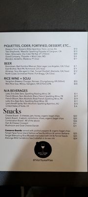 Menu photo 1 NiteThyme Los Angeles, CA