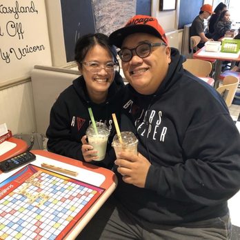 Chill...The Milkshake Bar - My wife and drinking some delicious shakes and enjoying a game - Ice Cream & Frozen Yogurt Near Me - Spring, Texas Chill...The Milkshake Bar - My wife and drinking some delicious shakes and enjoying a game - Ice Cream & Frozen Yogurt Near Me - Spring, Texas