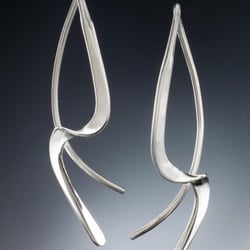 Field Keith Classical Goldsmith - Shooting Star Earrings available in Gold or Silver
