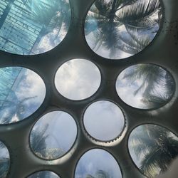 Buckminster Fuller Fly’s Eye Dome - Looking up