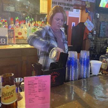Corner Bar - Candace in action - Dive Bars Near Me - Natchez, Mississippi