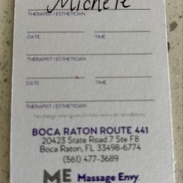 The appointment card I was given--yet when I arrived they said I had no appointment. The appointment card I was given--yet when I arrived they said I had no appointment.