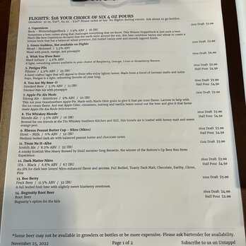 Bugnutty Brewing Company - Menu - Breweries Near Me - Cocoa, Florida Bugnutty Brewing Company - Menu - Breweries Near Me - Cocoa, Florida