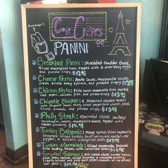 Cafe Crepes - Menu - Cafes Near Me - Bakersfield, California