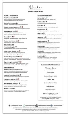 Menu photo 2 Umile Trattoria Haddonfield, NJ