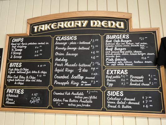Menu photo 2 Best Cafe Dunedin, OTA