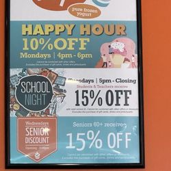 MYO Frozen Yogurt - Discounts
