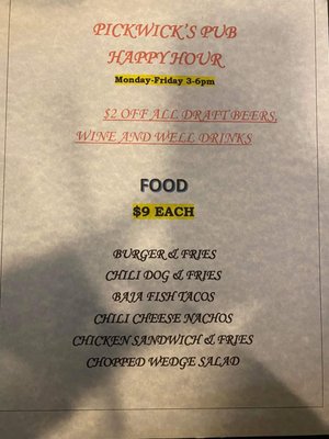 Menu photo 1 Pickwick Pub Woodland Hills, CA Menu photo 1 Pickwick Pub Woodland Hills, CA
