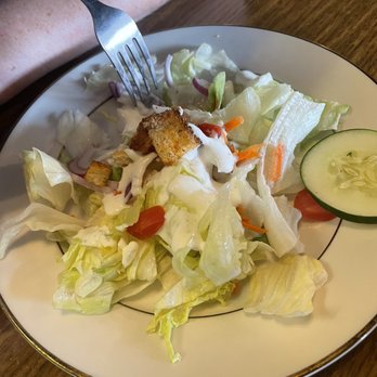 Nonna's - a plate of salad with a fork - American Near Me - Lillington, North Carolina