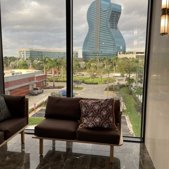 Dolce by Wyndham Hollywood - View from third floor across the street to the hard rock casino and resort. - Hotels Near Me - Hollywood, Florida