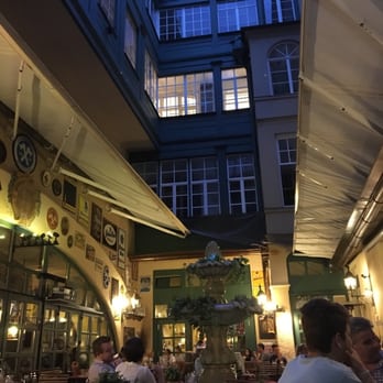 Altes Hackerhaus - In center of restaurant... Walk in towards "garten" in back - German Near Me - Munich, BY