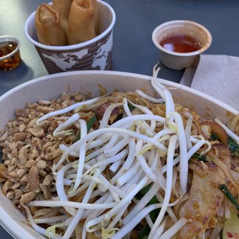Crushcraft Thai Eats - Pad Thai + spring rolls - Thai Near Me - Dallas, Texas