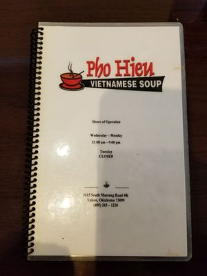 Menu photo 7 Pho Hieu Yukon, OK