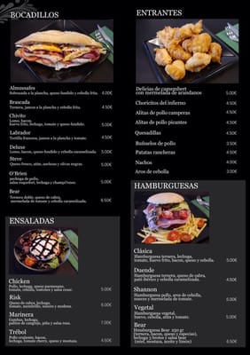 Menu photo 2 Bear Club València, V