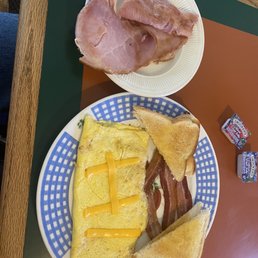 two plates of breakfast food two plates of breakfast food