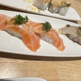 Salmon belly and Amberjack
