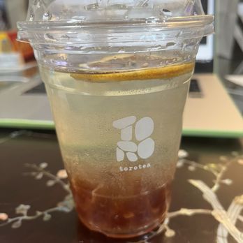 Torotea - Osmanthus Citrus Refresher with Black Tea Jelly - Coffee & Tea Near Me - Diamond Bar, California